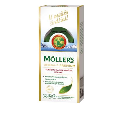 Mollers Premium skysti žuvų taukai